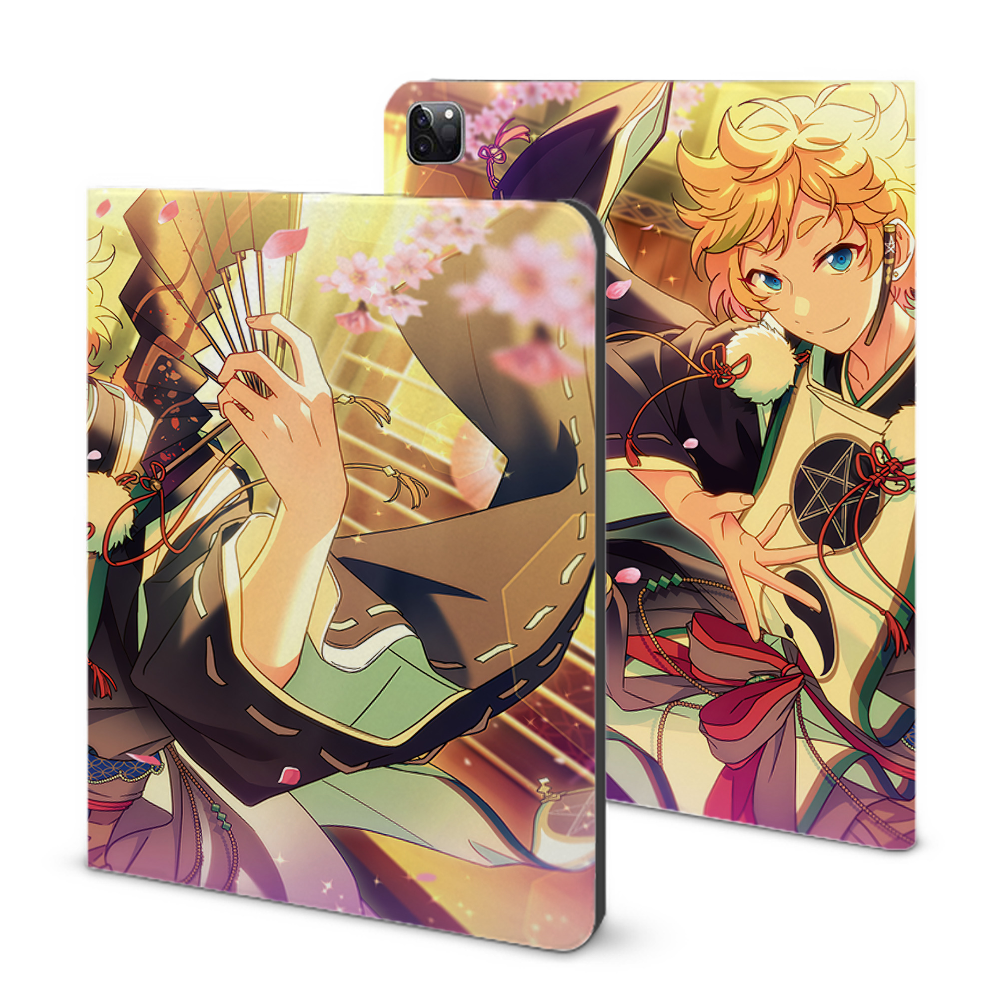 （画像用） あんさんぶるスターズ! Ensemble Stars IPad ケース ブック型 PUレザー TPU 耐衝撃 軽量 薄型 ペン収納なし 全面保護 IPad 各モデル対応